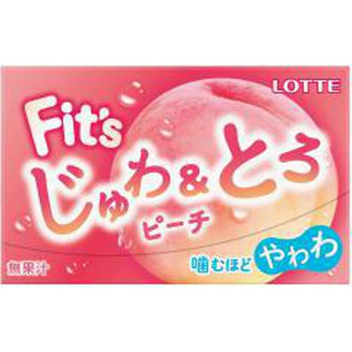 ロッテ Fit’sじゅわ&とろピーチ 12枚
