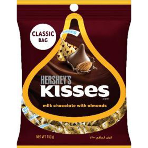 ハーシー キスアーモンドチョコレートペグ150g