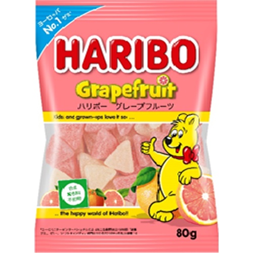 ハリボー グレープフルーツ 80g