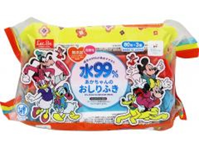 レック おしりふき80枚×3ミッキー&フレンズ