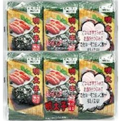 韓国のり 明太子味付のり9切6枚 12P【07/19 新商品】