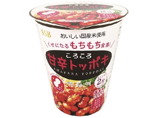 SSB ころころ甘辛トッポキ(カップ)150g【03/01 新商品】