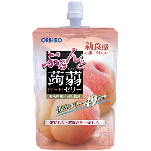 オリヒロ 蒟蒻ゼリーピーチ スタンディング