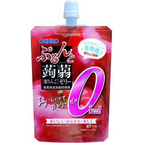 オリヒロ 蒟蒻ゼリー0kcal蜜りんご130g