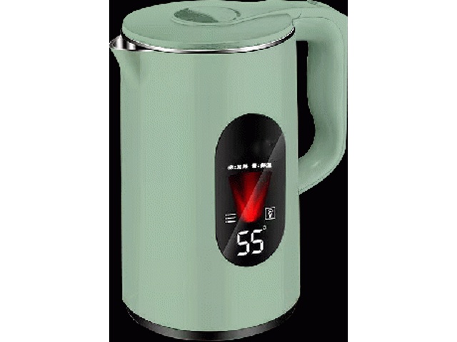 加熱・保温大容量電気ケトル グリーン
