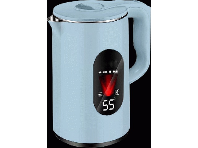 加熱・保温大容量電気ケトル ブルー