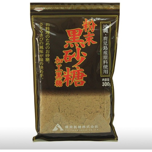 薩南製糖 粉末黒砂糖 300g