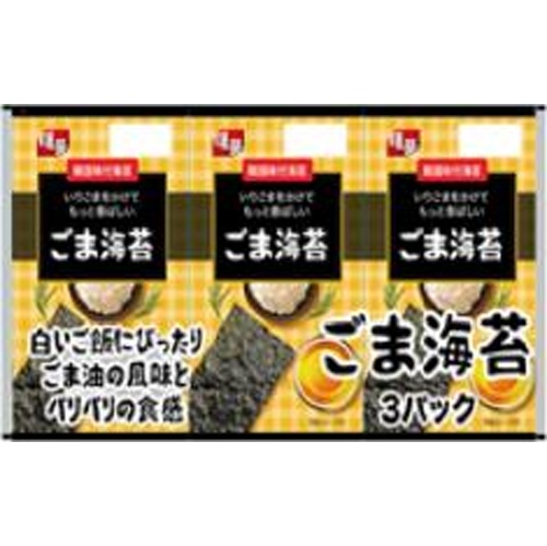 テプン ごま海苔9切5枚 3P【07/19 新商品】
