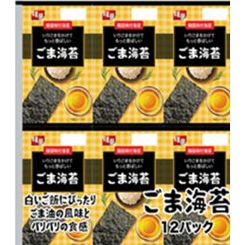 テプン ごま海苔9切5枚 12P【07/19 新商品】
