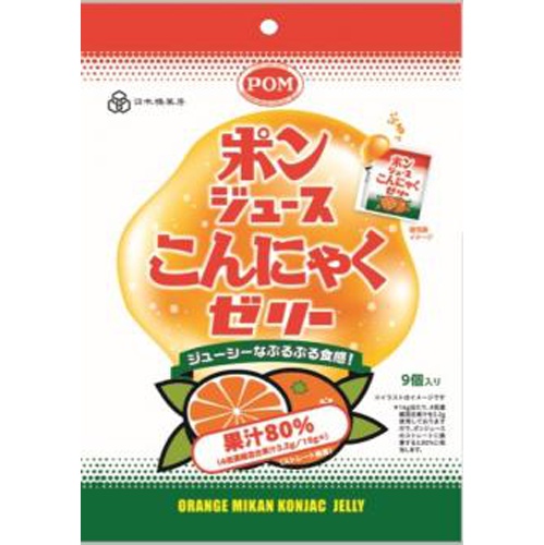 ポンジュース こんにゃくゼリー144g【03/04 新商品】