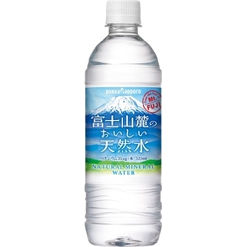 ポッカS 富士山麓のおいしい天然水 P525ml