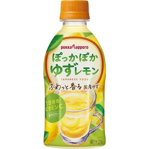 ポッカサッポロフード ぽっかぽかゆずレモン P350ml