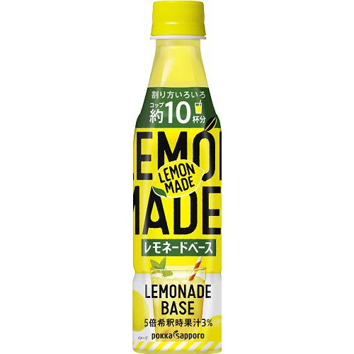 ポッカS LEMONMADEレモネードベース350