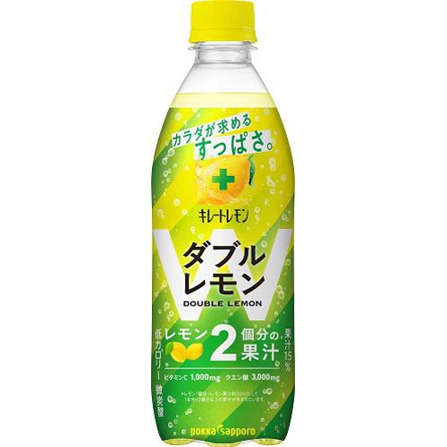 ポッカS キレートレモンWレモン P500ml