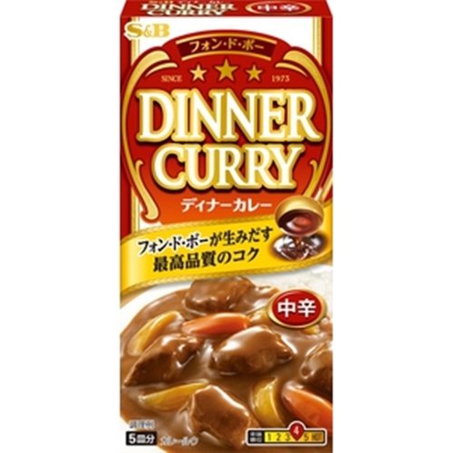 S&B ディナーカレー中辛 97g