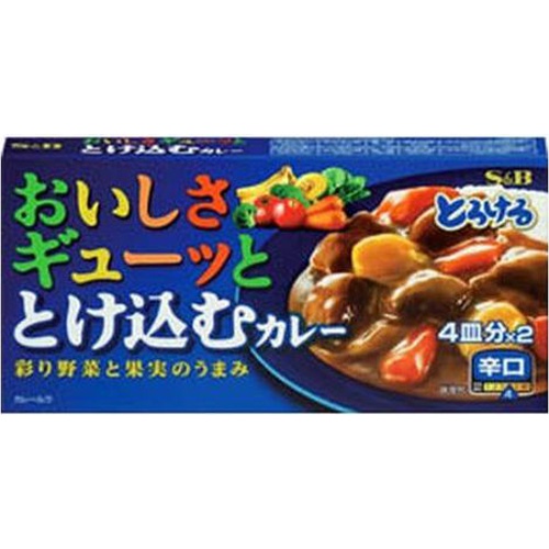 S&B おいしさギューッととけ込むカレー辛口140