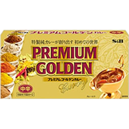 S&B プレミアムゴールデンカレー中辛 160g