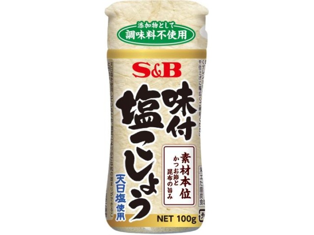 S&B 味付塩こしょう素材本位 100g【11/25 新商品】