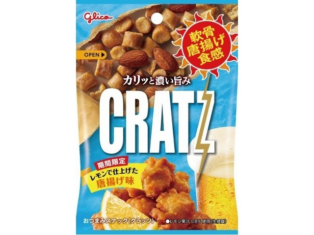 グリコ クラッツ<レモンで仕上げた唐揚げ味>33g