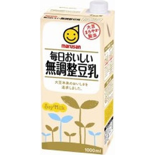 マルサン 毎日おいしい無調整豆乳 1L