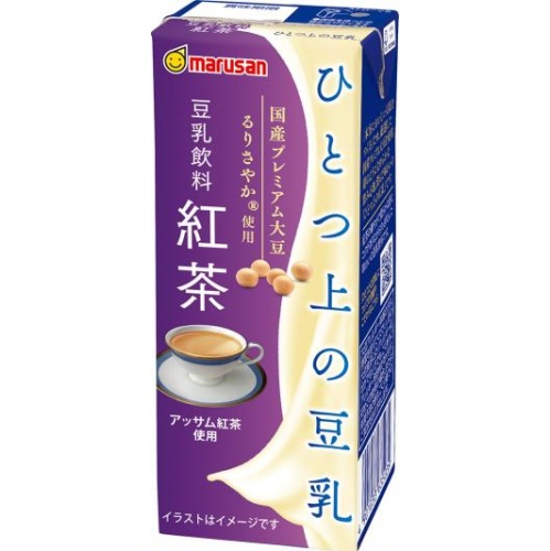 マルサン ひとつ上の豆乳 豆乳飲料紅茶紙200ml