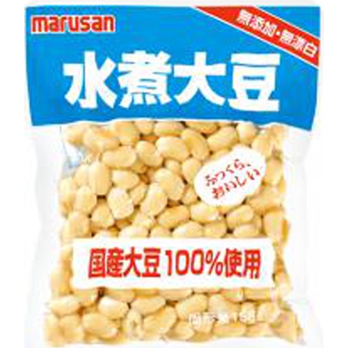 マルサンアイ 国産水煮大豆袋 150g