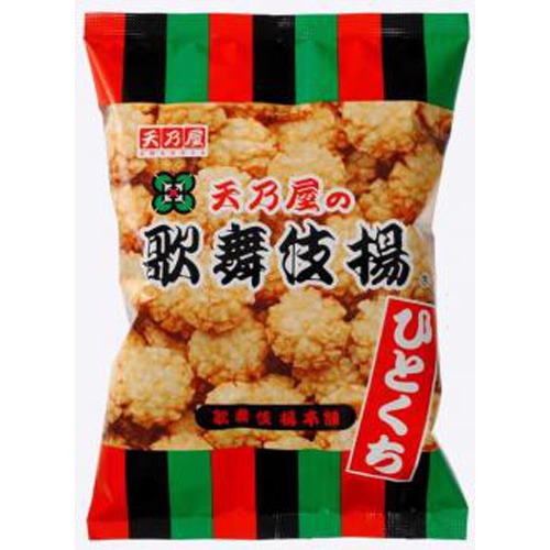 天乃屋 ひとくち歌舞伎揚 90g 商品紹介 お菓子 駄菓子の仕入れや激安ネット通販なら菓子卸問屋タジマヤ