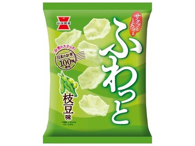 ◆岩塚 ふわっと 枝豆味32g【03/23 新商品】
