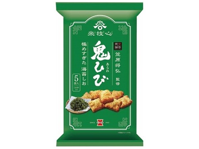 ◆岩塚 鬼ひび 海苔しお80g【03/23 新商品】