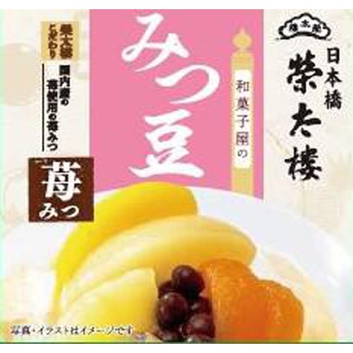 榮太樓 和菓子のみつまめ苺みつ 225g