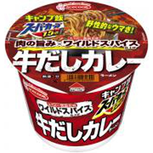 エース スーパーカップキャンプ飯牛だしカレーラーメ【10/18 新商品】