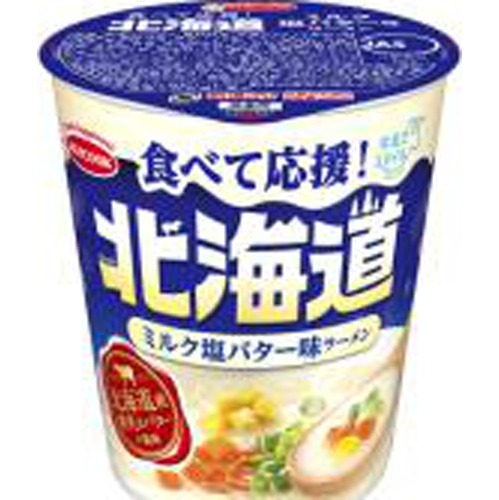 エース 食べて応援!北海道ミルク塩バター味ラーメン【11/27 新商品】