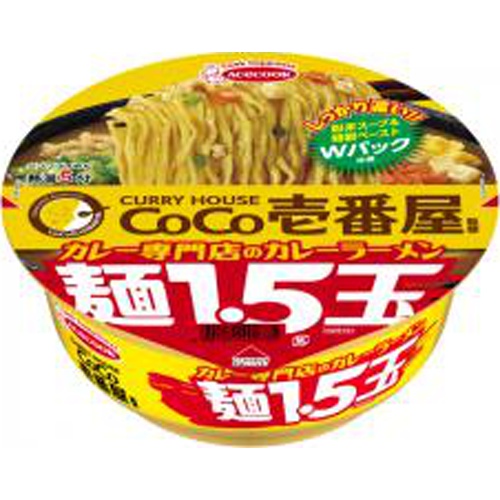 エース CoCo壱番屋カレーラーメン麺1.5玉