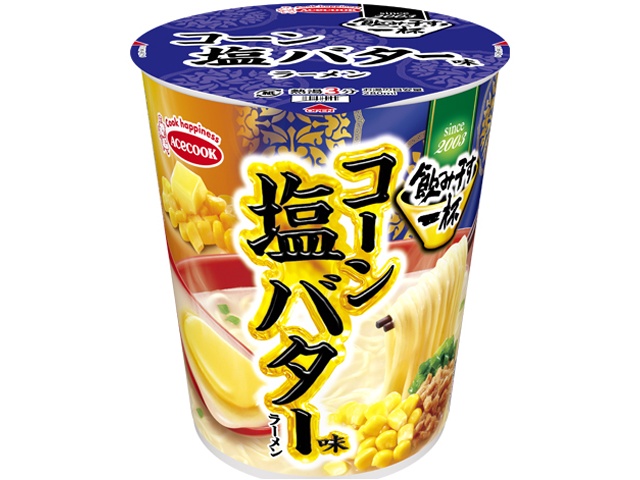 エース 飲み干す一杯 コーン塩バター味ラーメン【11/24 新商品】