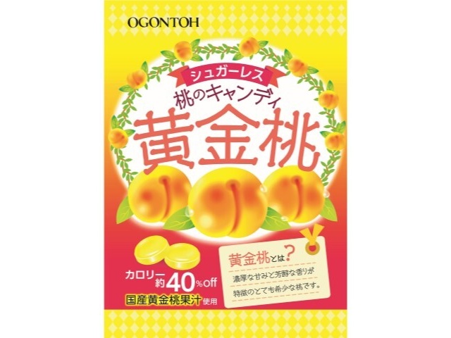 黄金糖 桃のキャンディ黄金桃37 g
