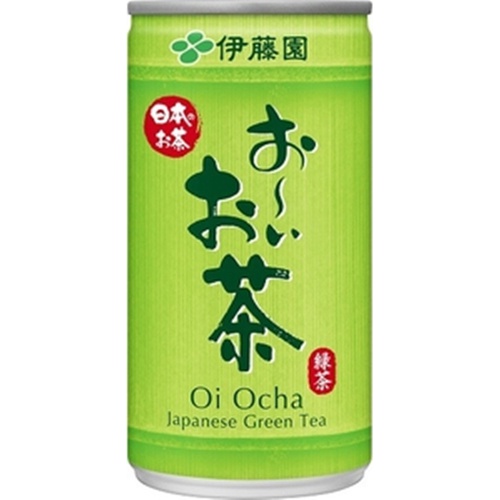 伊藤園 お〜いお茶緑茶 190g缶