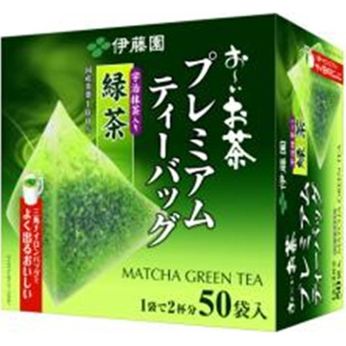 伊藤園 お〜いお茶プレミアムTB 抹茶緑茶50袋
