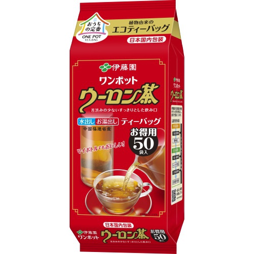 伊藤園 ワンポットエコティーバッグウーロン茶50袋