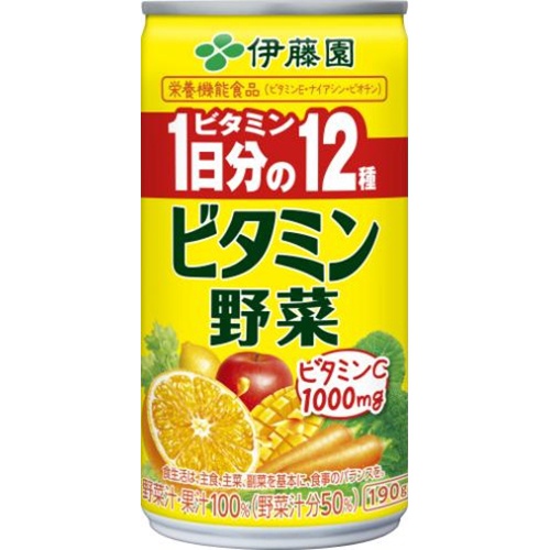 伊藤園 ビタミン野菜 缶190g
