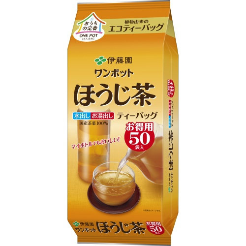 伊藤園 ワンポットエコティーバッグほうじ茶50袋