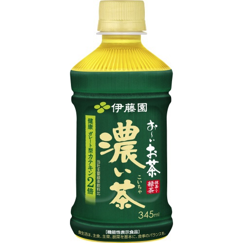 伊藤園 お〜いお茶 濃い茶レンジ対応P345ml