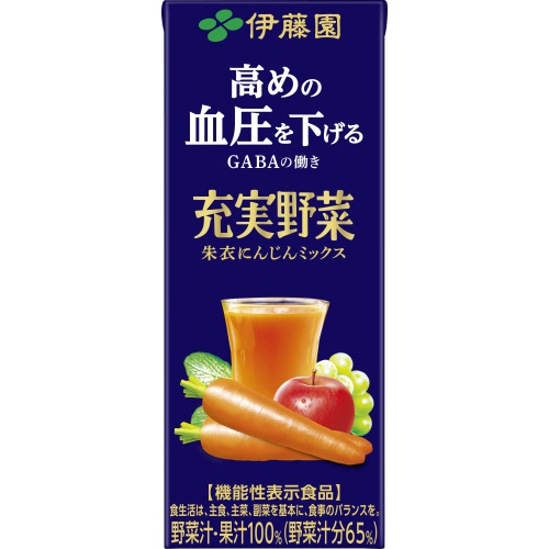 伊藤園 機能性表示 充実野菜朱衣にんじん紙200