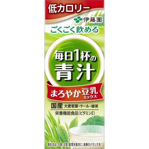 伊藤園 毎日1杯の青汁豆乳ミックス 紙200ml