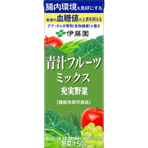 伊藤園 充実野菜 青汁フルーツミックス紙200ml