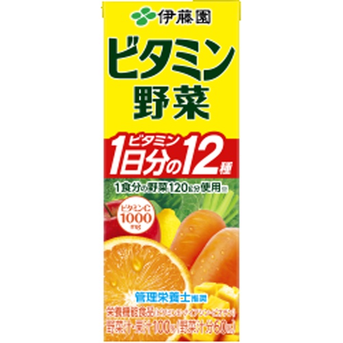 伊藤園 ビタミン野菜 紙200 ml