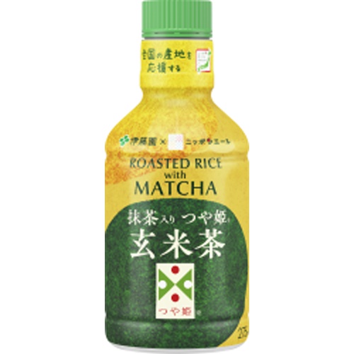 伊藤園 パウダーイン抹茶入りつや姫玄米茶275ml