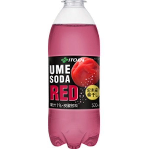 伊藤園 UME SODA RED P500ml【06/03 新商品】