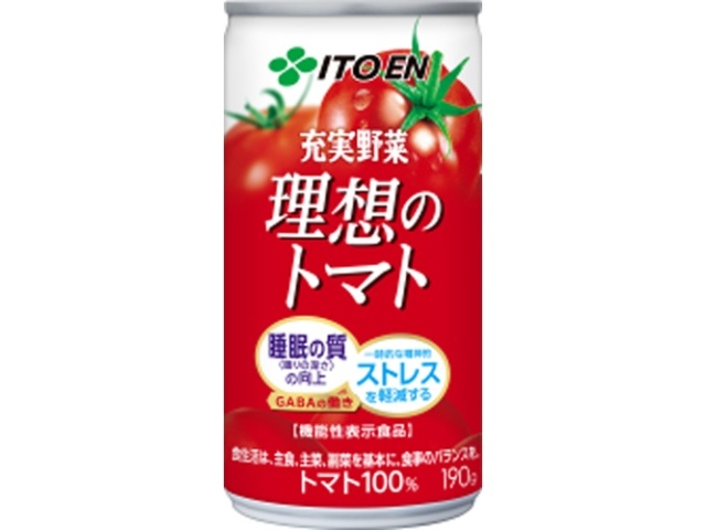 伊藤園 缶充実野菜理想のトマト 190g【09/29 新商品】