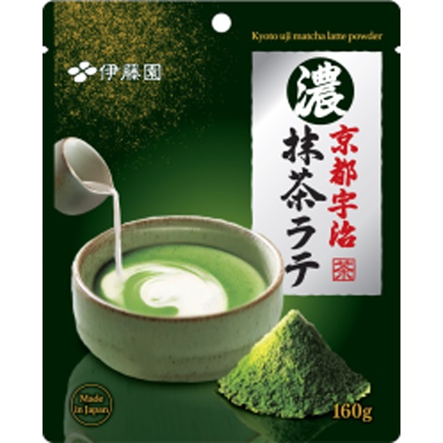 伊藤園 濃い京都宇治抹茶ラテ 160g