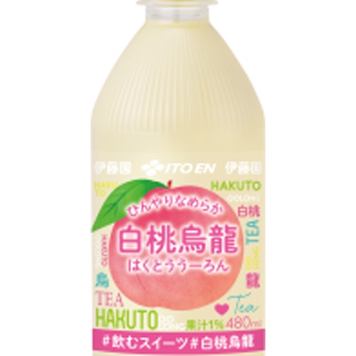 伊藤園 白桃烏龍 P480ml【07/14 新商品】
